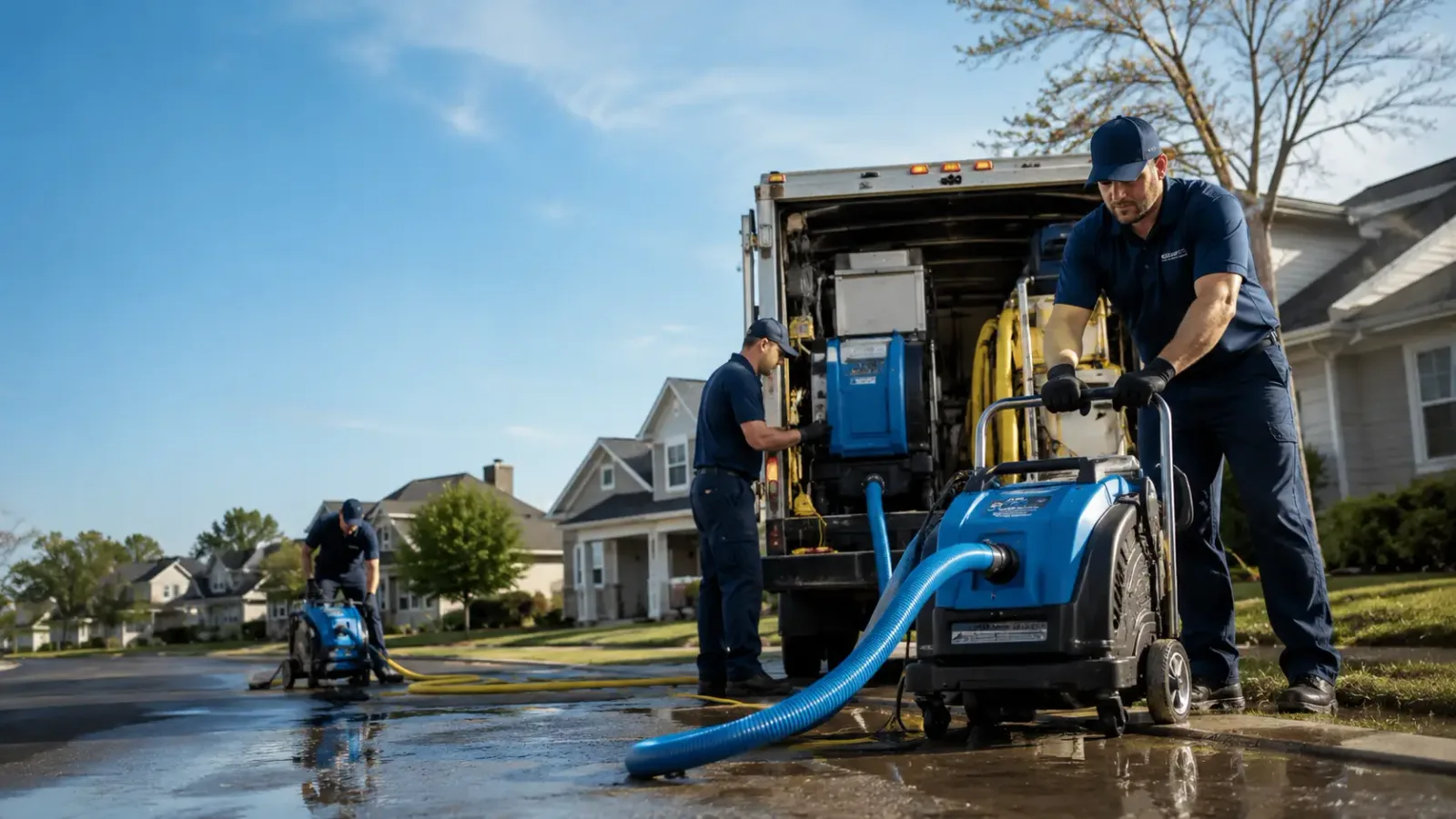 Flood Damage Cleanup in Dille, WV